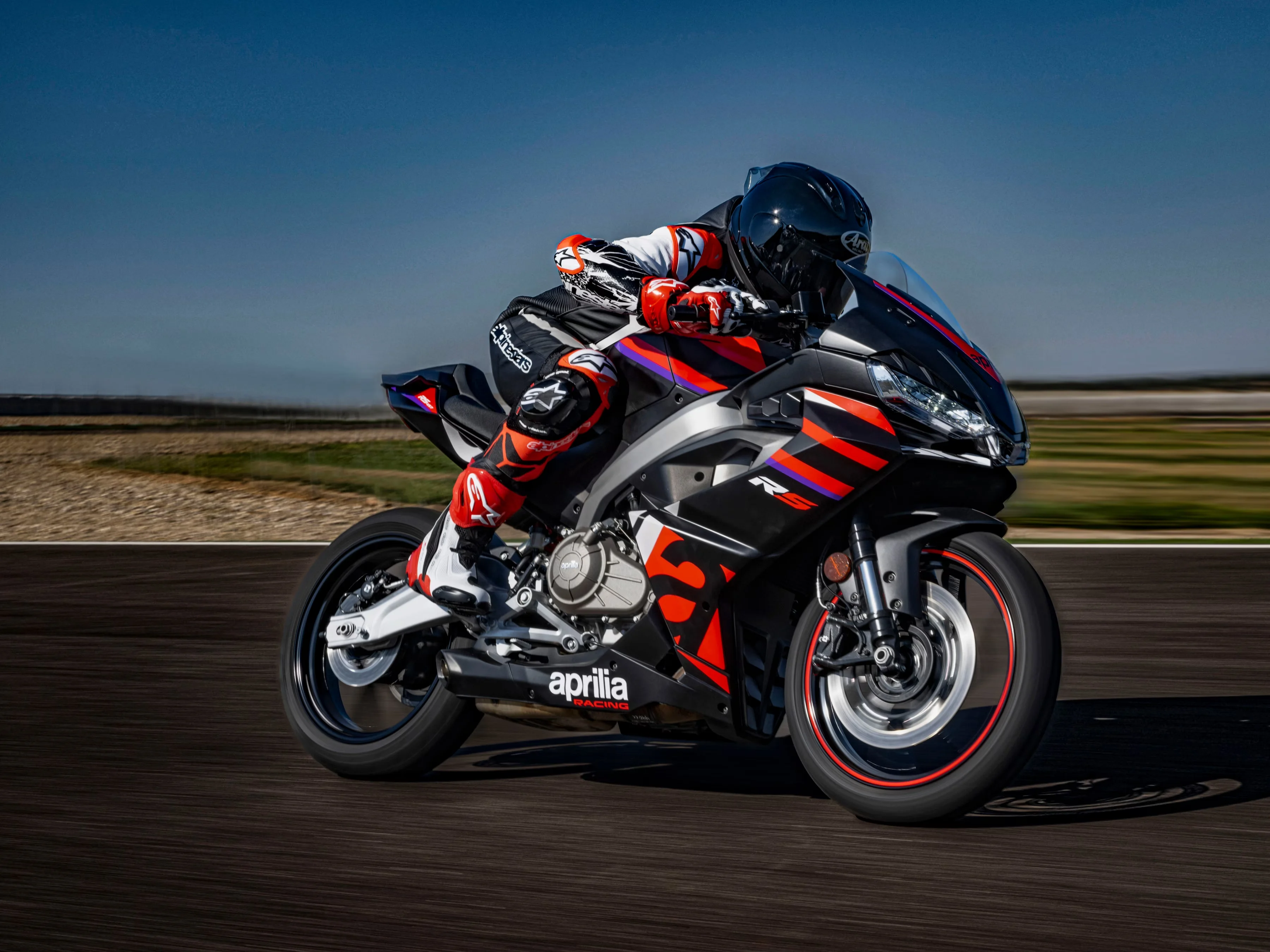 Aprilia RS 457 on the road