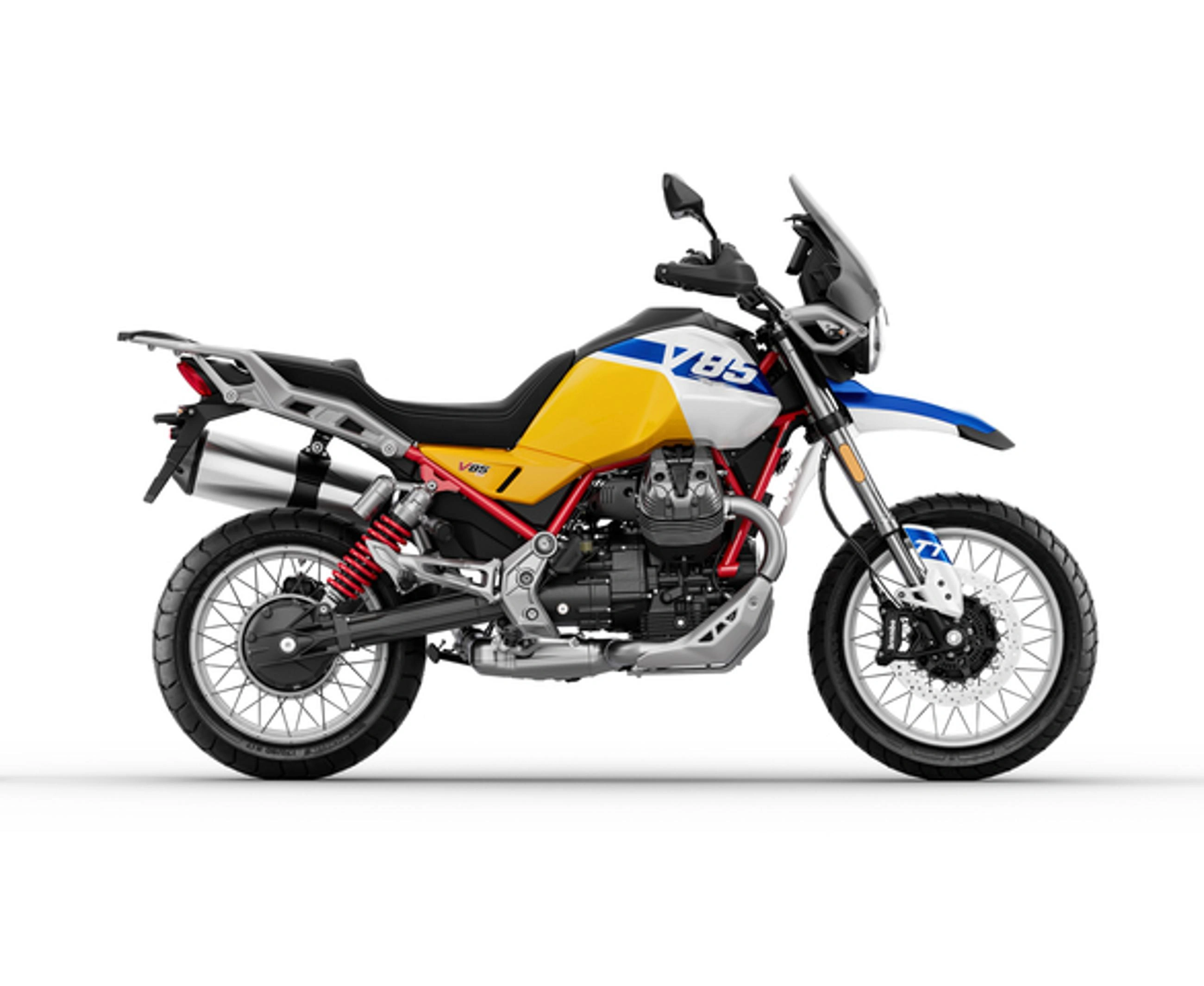 Moto Guzzi V85 TT in Giallo Wadi